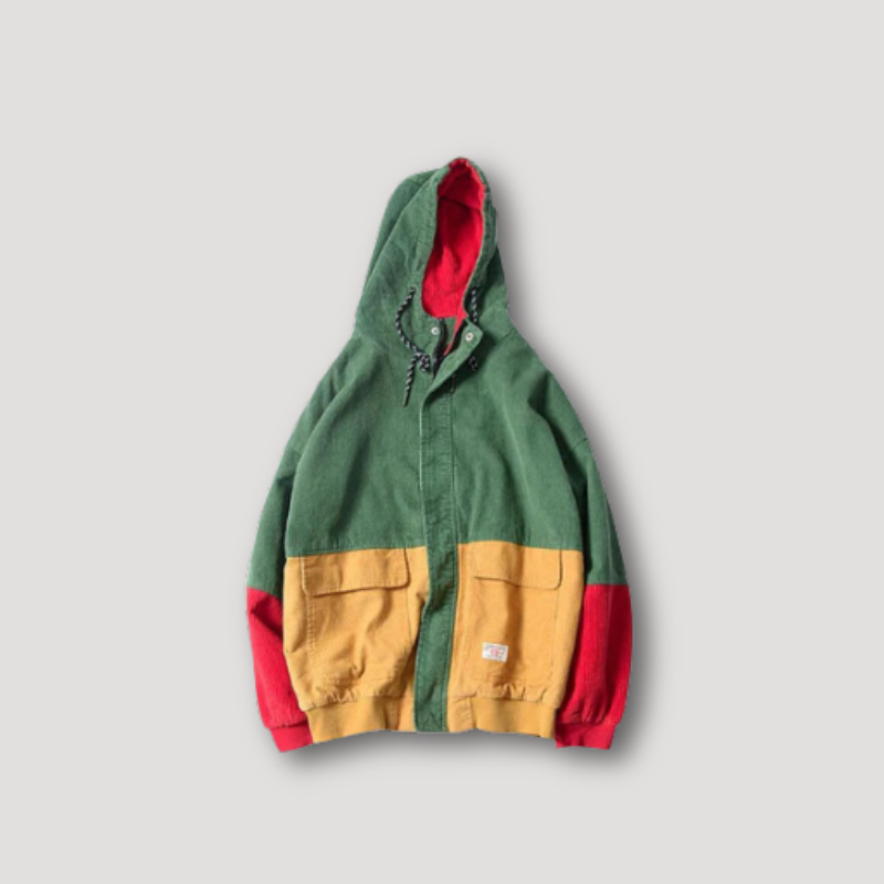 ColorBlockPatchworkCorduroyKapuzenjacke-Green-Front-Luxe-Berlin.png